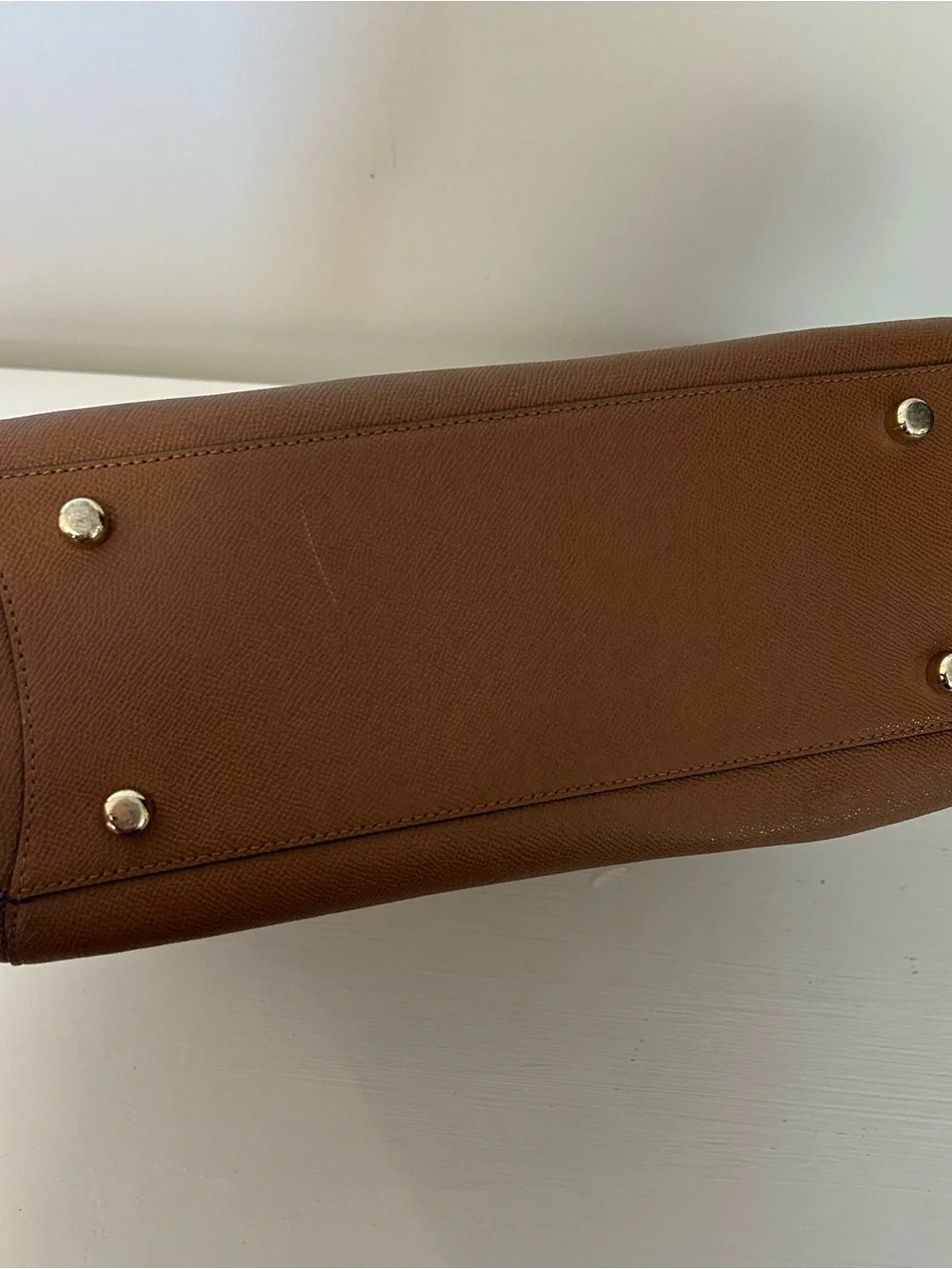 Coach Carryall Leather Satchel brown